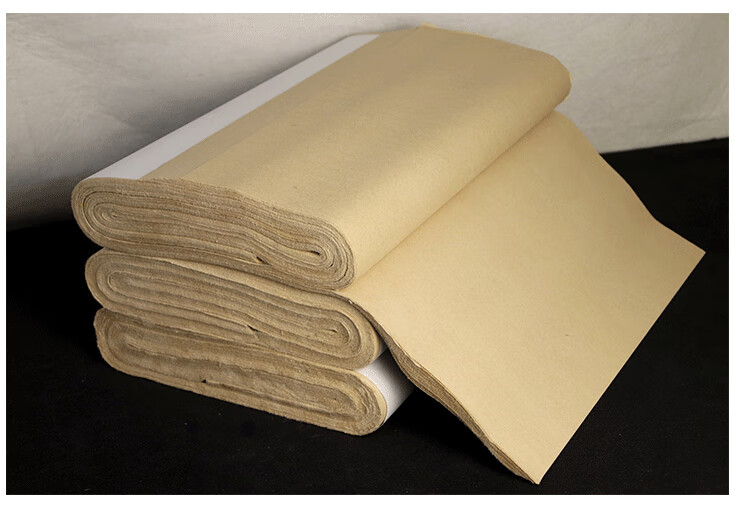 毛边纸处理仿古无格半生熟书法练习四尺六尺屏毛边纸宣纸处理白色