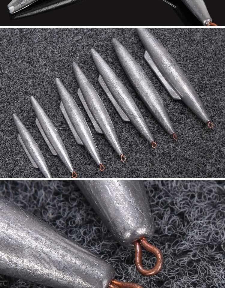 海钓铅坠防挂底铅坠潜艇坠深海船钓鱼坠100克至3000克铅坠铅坨 100克