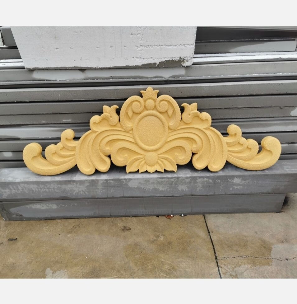 别墅外墙浮雕花eps新款泡沫浮雕欧式别墅外墙装饰门头别墅门头装饰