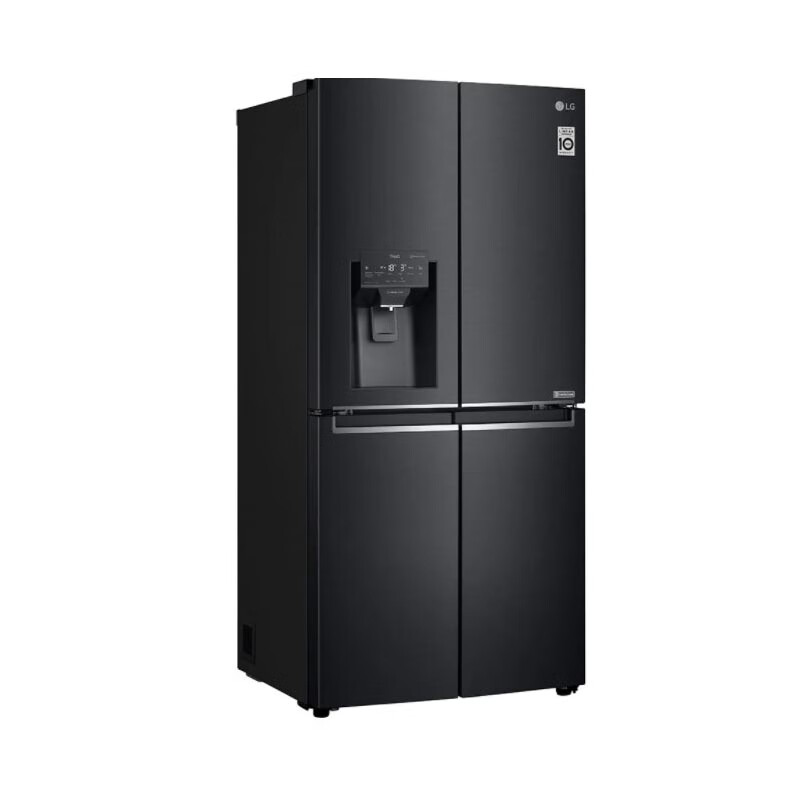 lg gf-l570mbnl对开门十字冰箱全自动制冰机冰块碎冰饮水无霜变频