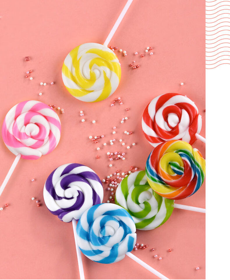 上海可发高颜值彩虹波板棒棒糖创意可爱儿童万圣节手工糖果礼物零食