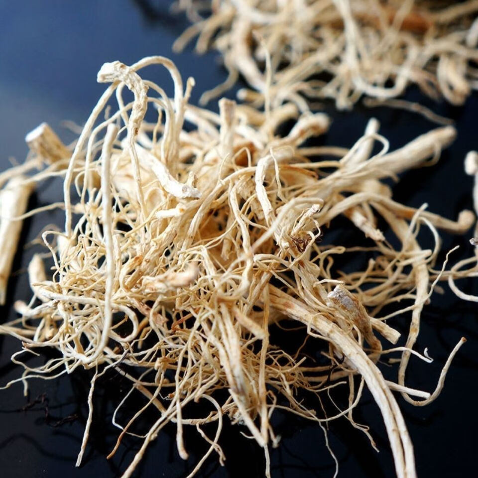 长白山人参须根须50克500克无硫白参生晒参须参打粉官方直营人参须100