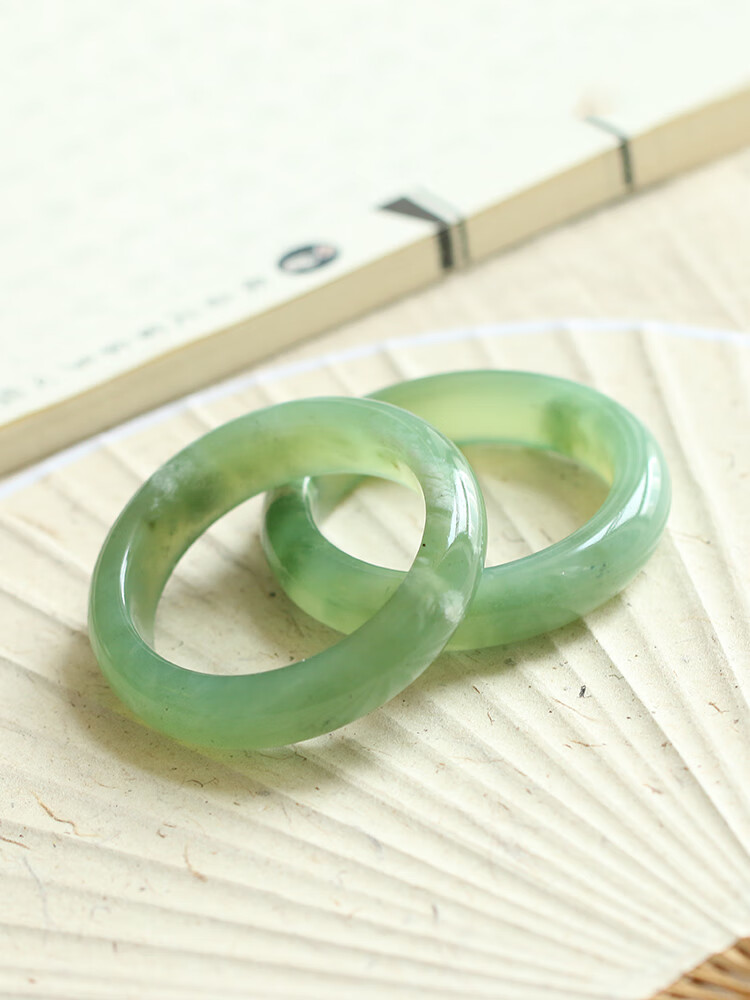 岫玉手镯保真辽宁冰种晴水天青冻180深层老料镯子一物一图透 24号180