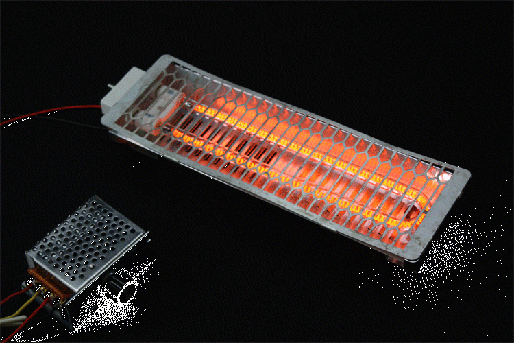 远红外碳纤维加热器烤漆房烤箱烘干通道电加热灯管养殖取暖器理疗线接