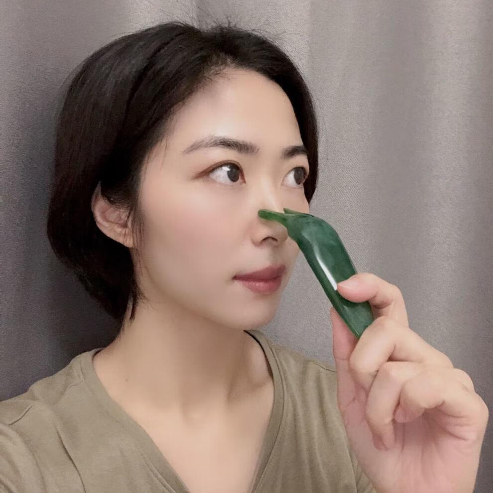 刮鼻器新款鼻翼刮痧器呼吸道疏通鼻炎鼻塞刮痧按摩二角蜗牛刮痧板粗二