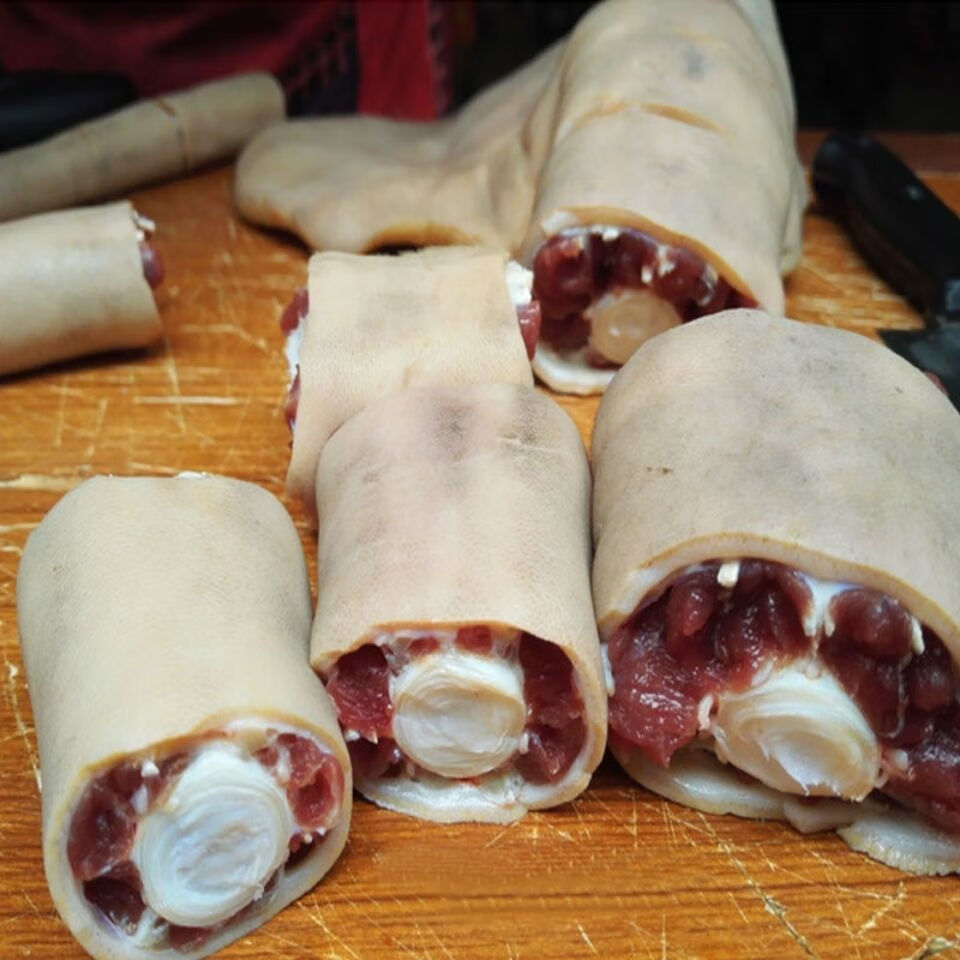 头号食客农家牛尾黄牛牛尾新鲜牛尾骨整根分切500g正宗牛尾煲汤带皮整