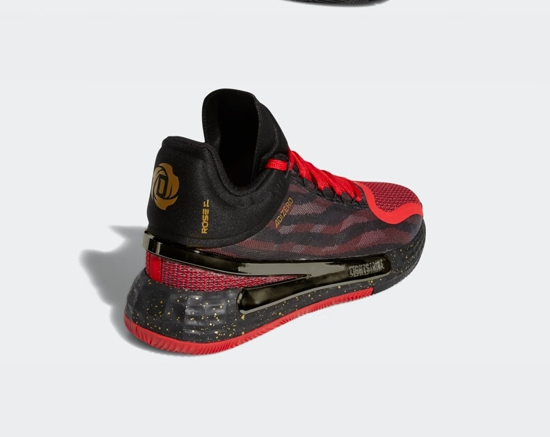 adidas阿迪达斯官方罗斯11代男子中帮签名版篮球鞋fy3444 黑色/红色
