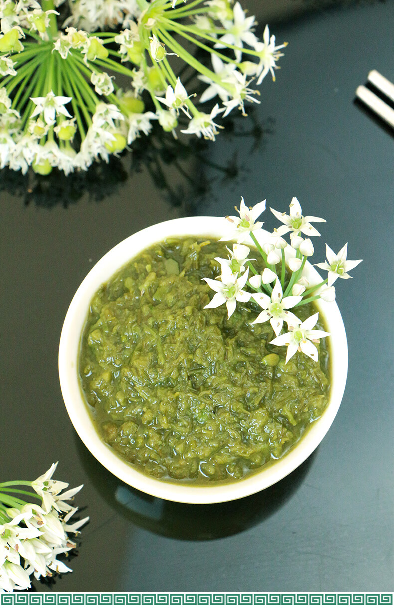 韭菜花酱内蒙古野韭花酱锡盟纯手工韭菜花酱自制锅蘸料佐餐调味野韭花