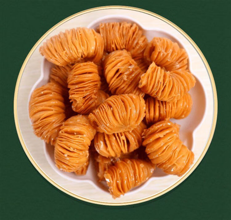 河南特产蜜食马蹄酥翻麻花糕点传统手工老式蜜汁甜食果子甜点点心