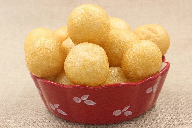 无锡清水油面筋麻辣烫火锅专用小面筋球1000g 清水油面筋可塞肉【图片