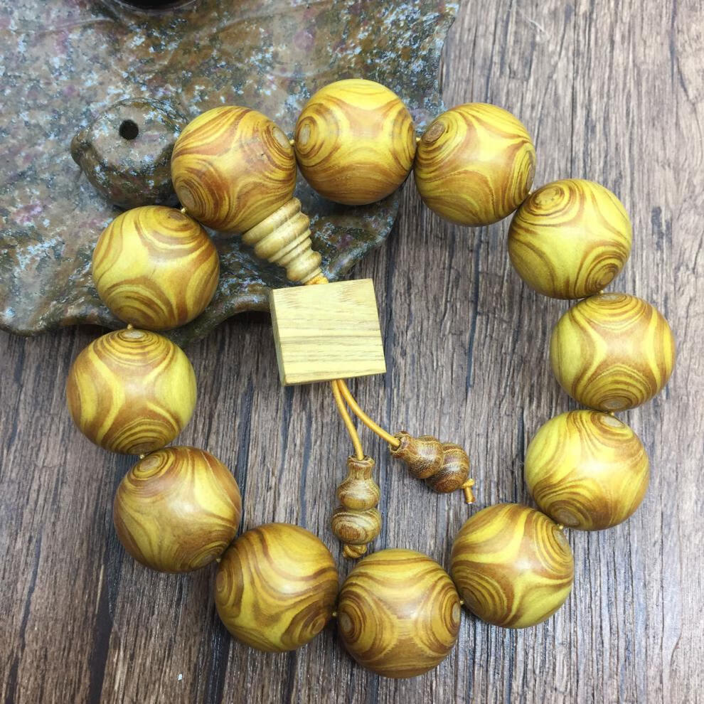 精品黄金柚手串饰品2.