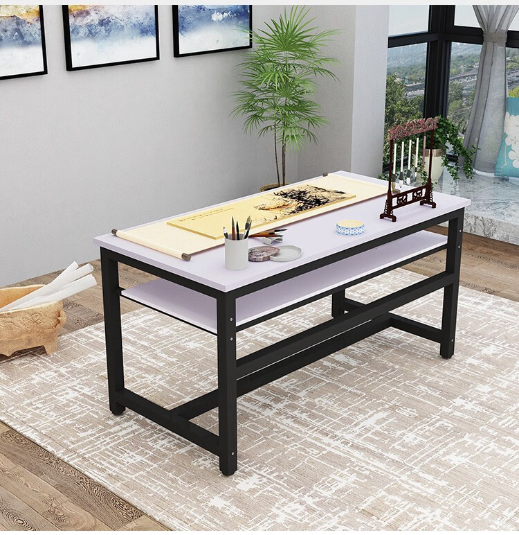 书法桌书画桌毛笔字桌简易桌子折叠桌椅家用国画书桌书法台练字写字台