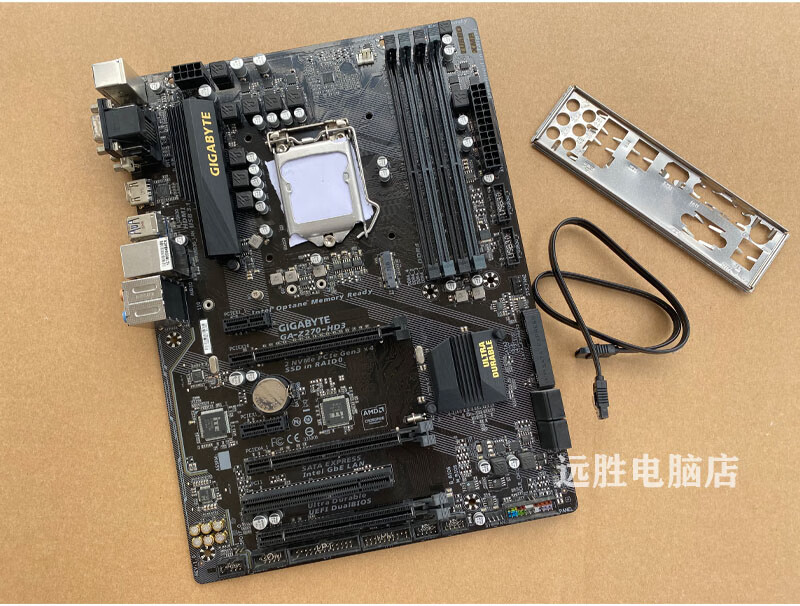 gigabyte2f技嘉z270-hd3主板台式机ddr4超频 非全新支持6700 770 0 军