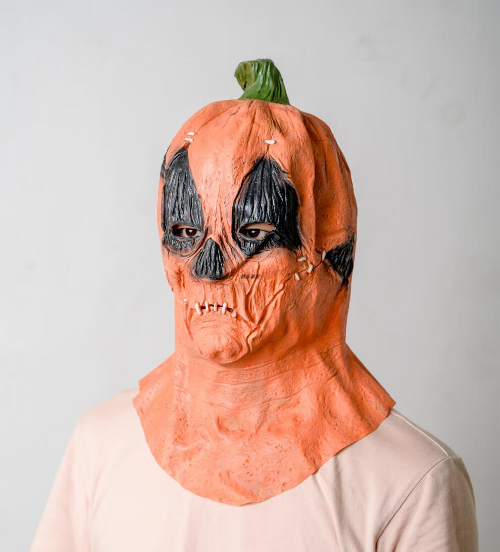 万圣节cosplay哥斯拉面具全脸头套万圣节cosplay漫展乳胶面具鸽子面具