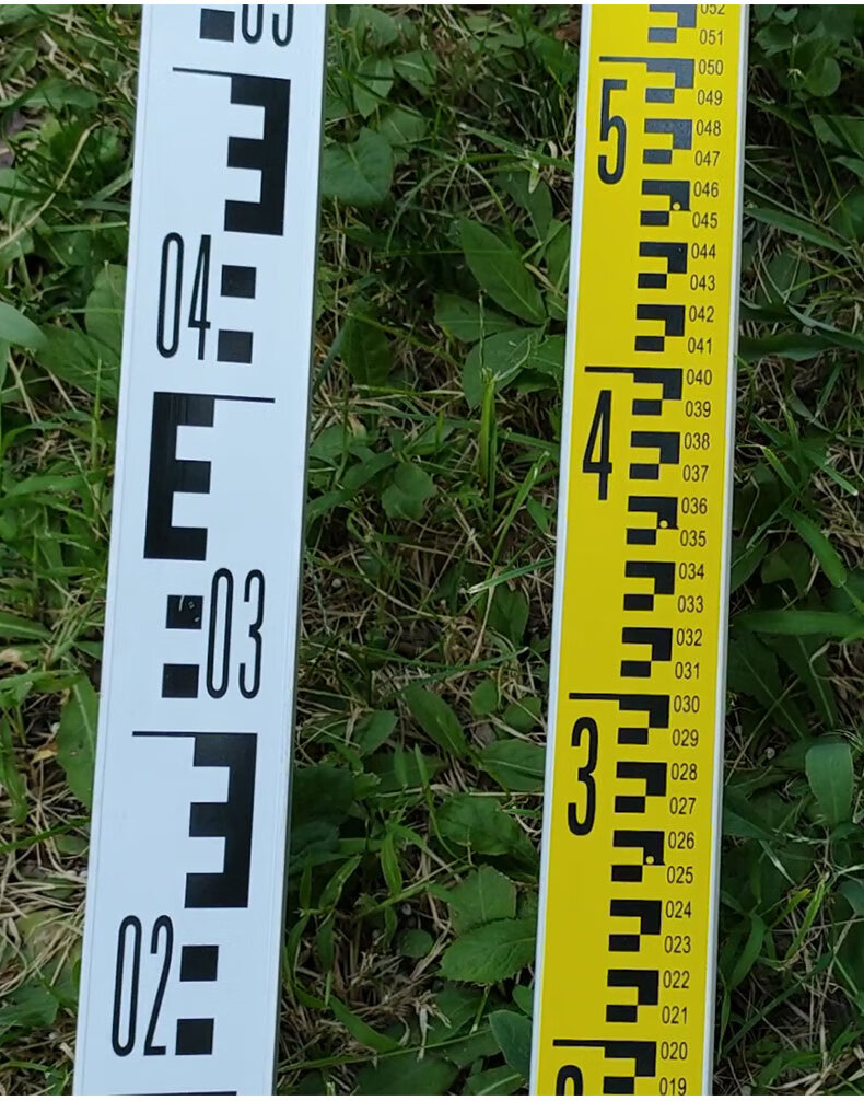 4水准仪塔尺5米7米3米伸缩标尺刻度尺5m铝合金加厚测量尺水准尺杆