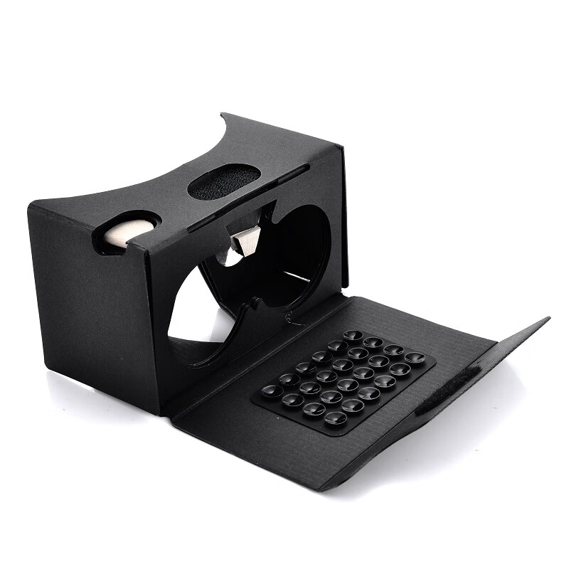 适用谷歌cardboard vr眼镜纸盒款头戴式3d虚拟现实魔镜手机专用纸质vr
