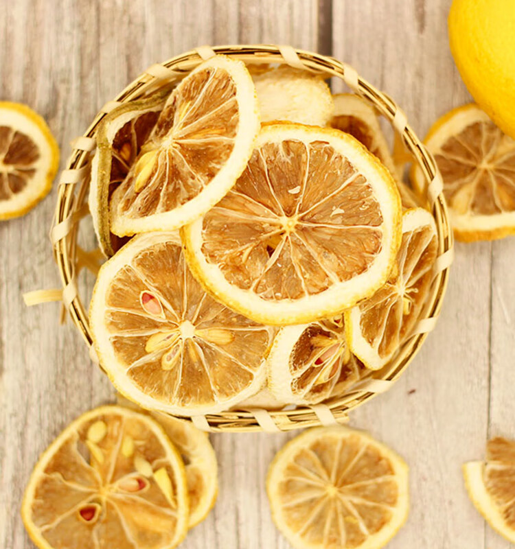 500g精选柠檬片泡茶干片烘干泡水干柠檬片水果茶散装袋装花茶