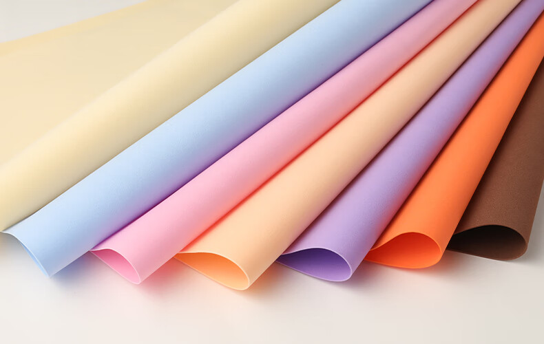 新款海绵纸鲜花包装纸花束内衬纸包花纸纯色绵纸手工花束花艺材料浅