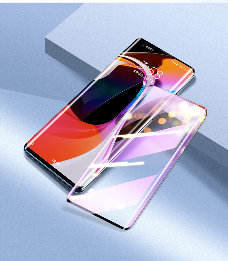 oloey 【顺丰速发】小米10pro钢化膜mi10高清全胶贴膜版版大猩猩热弯