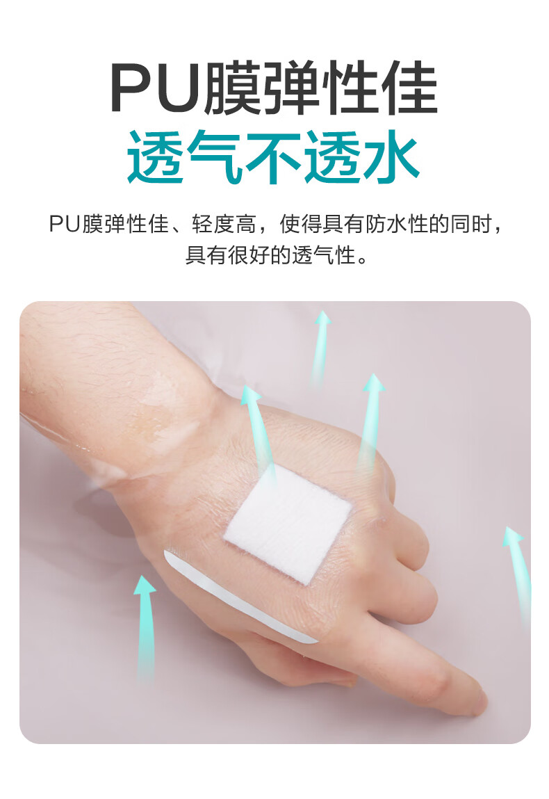 疫苗贴洗澡针眼贴医用创可贴打完打针针输液贴儿童创口贴5片装无菌