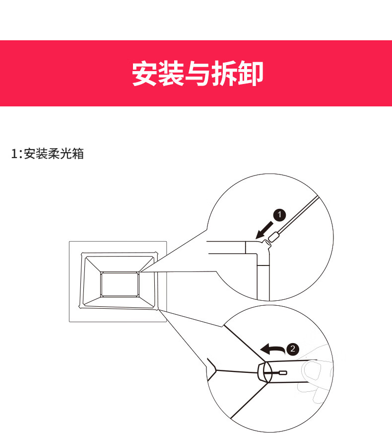 视宴aputure爱图仕softbox柔光箱反光柔光罩适用于novap300c灯专用