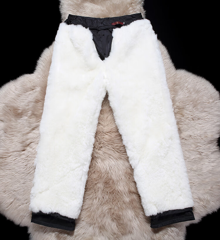 皮裤加绒加厚皮裤大码男士真皮皮裤羊皮裤冬 男裤 【可拆卸羊毛内胆