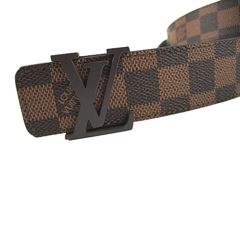 lv路易威登皮带 男士棋盘格板扣腰带代购 m9808 100cm