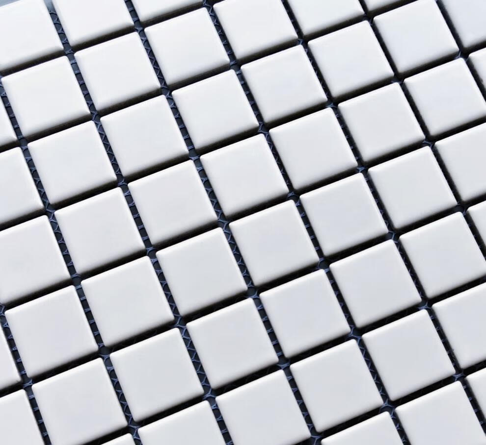 厨房地墙砖黑白灰色小方砖有起发量下单之前请咨询2525小方块白色亮光