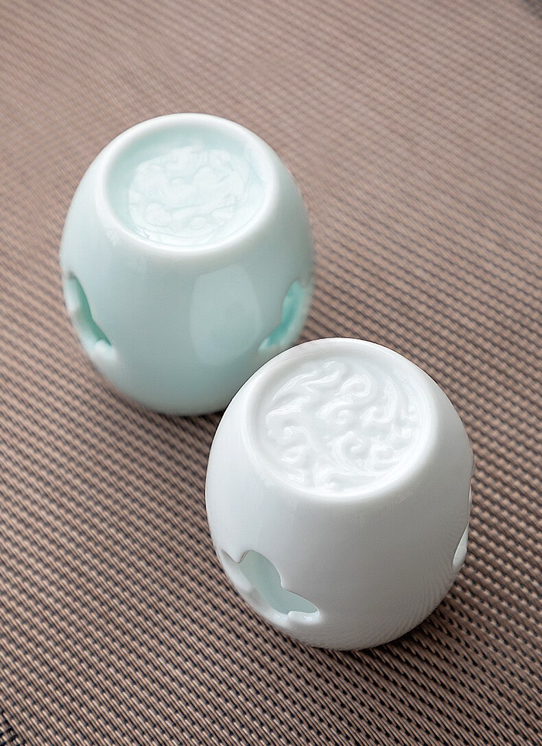 衡儒 茶壶盖碗盖子配件白瓷盖置陶瓷壶盖托茶具垫功夫茶道零配 盖置