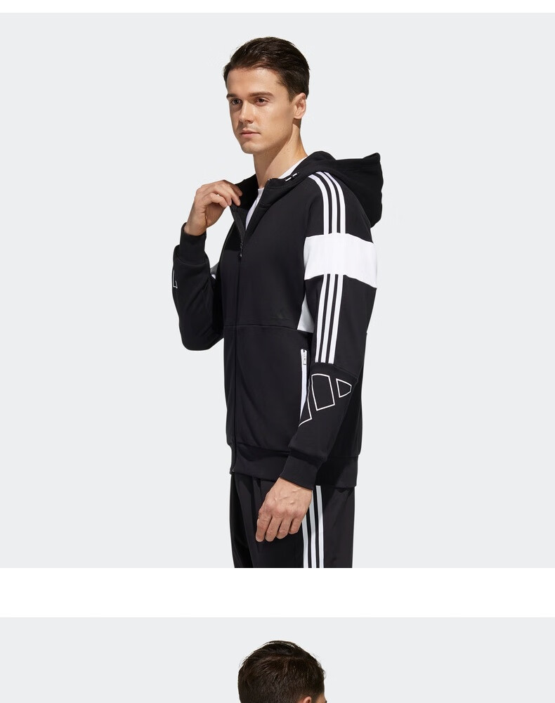 adidas阿迪达斯官网男装秋季运动夹克外套gf3995 黑色 a/xl(185/104a)
