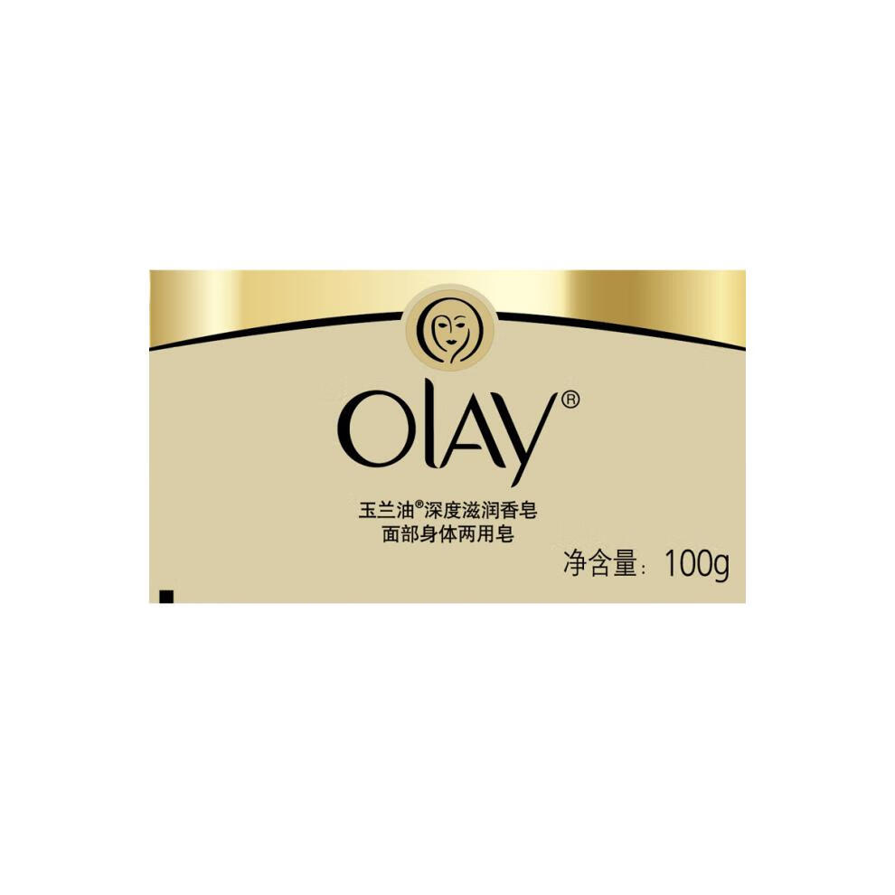 olay玉兰油深度香皂沐浴皂身体面部两用皂普通温和无香型100g 普通型