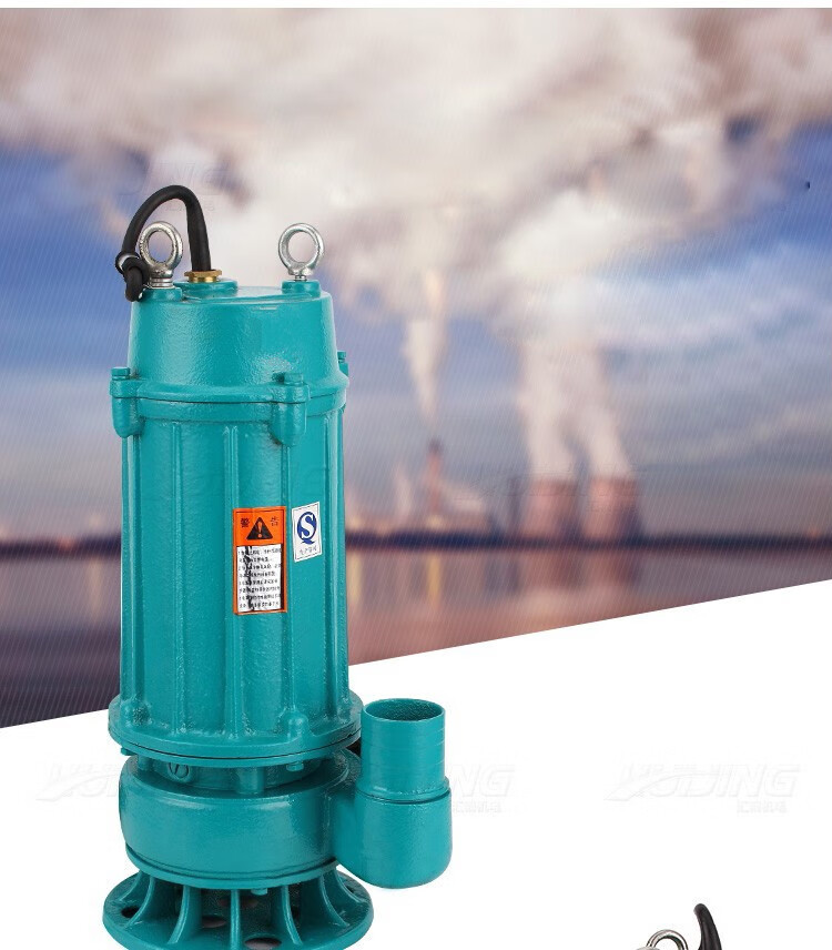 污水泵220v小型家用化粪池抽水泵潜水泵抽水高扬程抽粪排污泵380v 1.