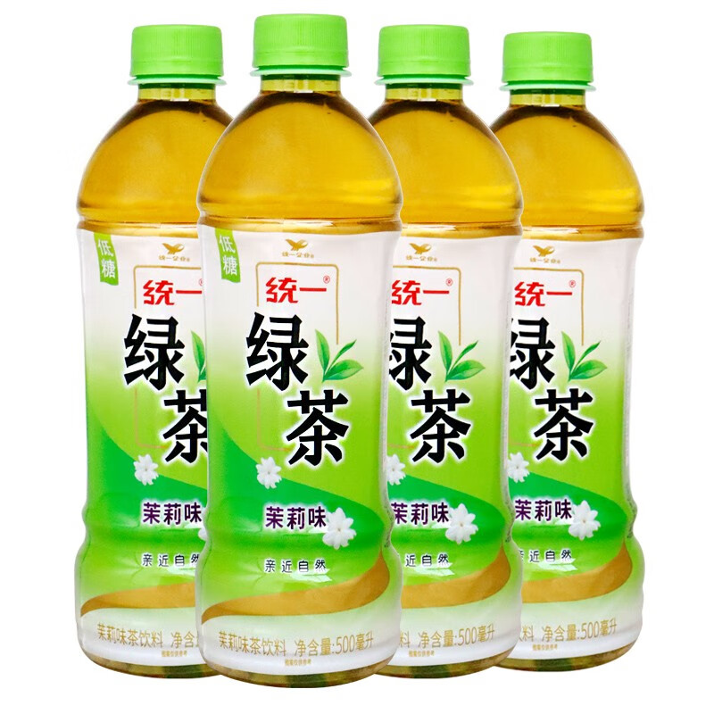 统一绿茶500ml4瓶