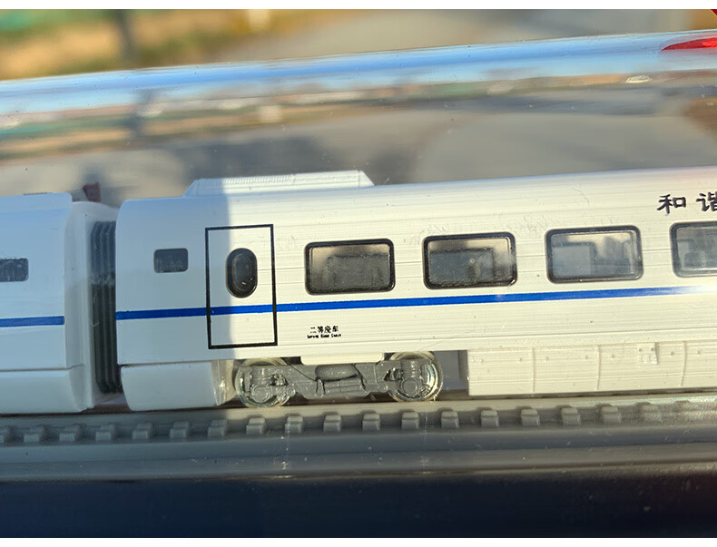 火车和谐号高铁标准城际动车组crh模型 合金仿真收藏送礼摆件 时速250