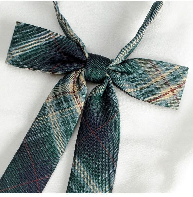 领带 男生森林来信jk领结女日系制服衬衫格子领带男学生学院风免打