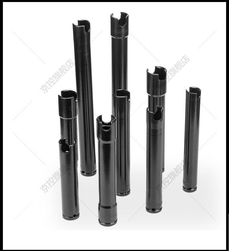 12加长开口套筒2224u型加厚电动扳手套筒头架子工风炮套筒26200mm平口