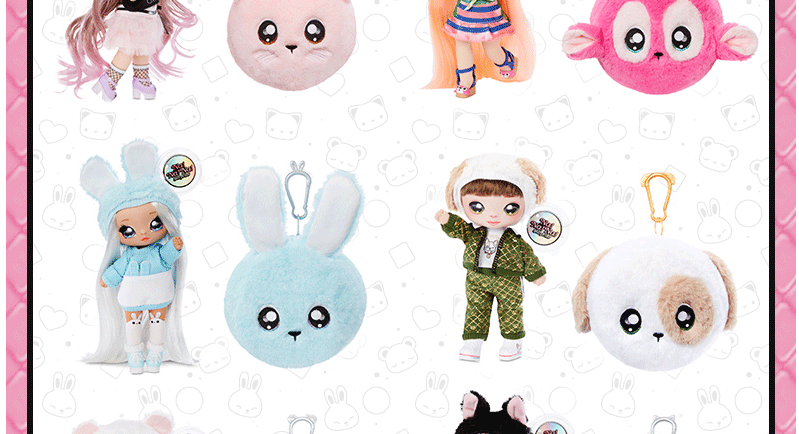 nanana surprise盲盒 超大版娜娜限定款背包套装娃娃盲盒 3代兔男