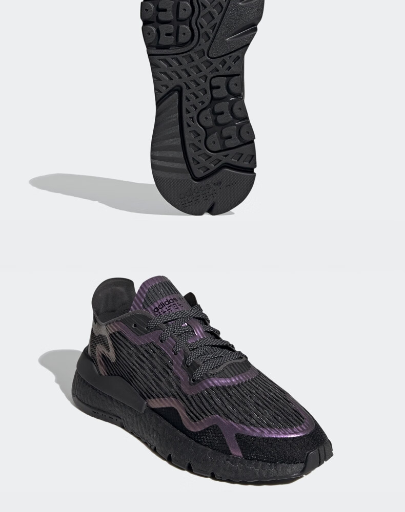 adidas阿迪达斯官网三叶草nitejoggerlite男女经典运动鞋fv1676一号黑