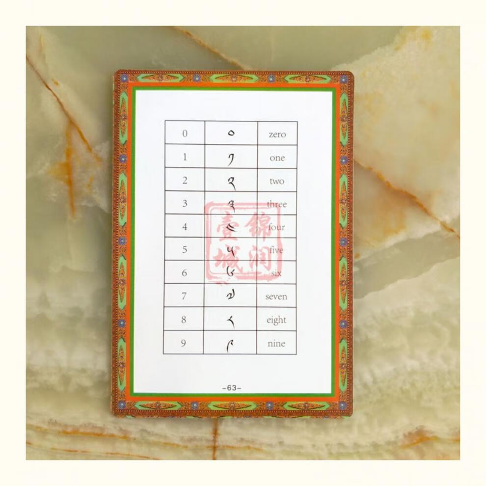 藏文30个字母卡片图片