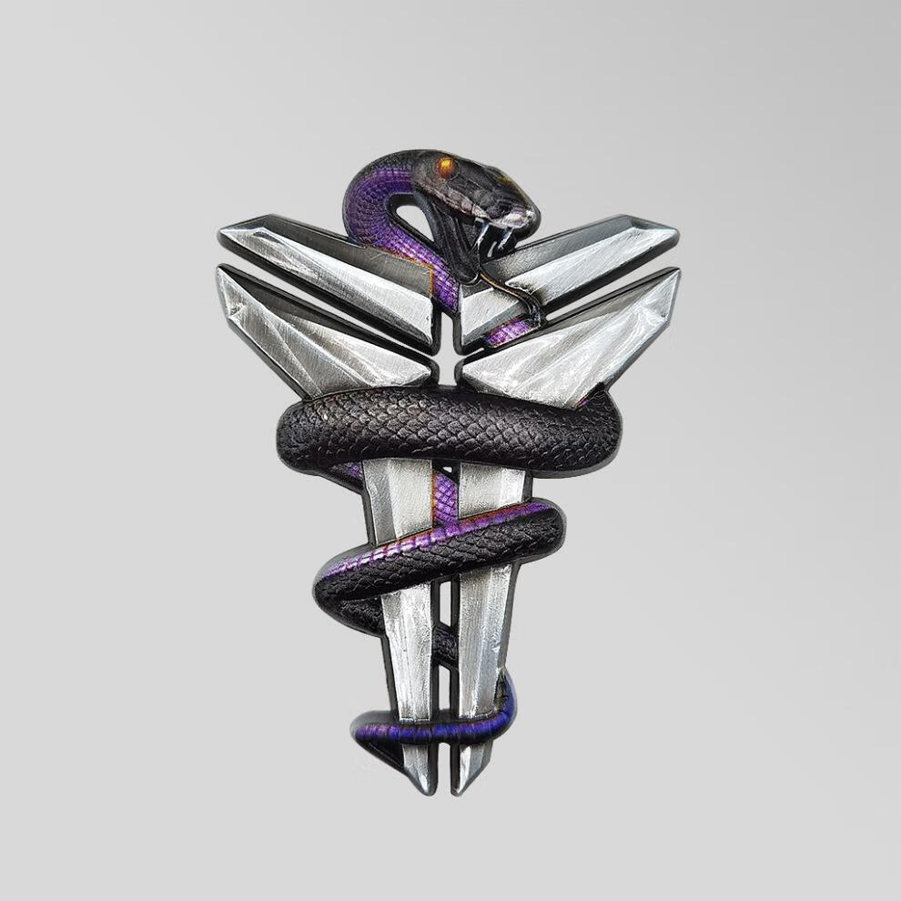 纪念nba球星硬币纪念章 曼巴精神标志毒蛇徽章篮球礼盒