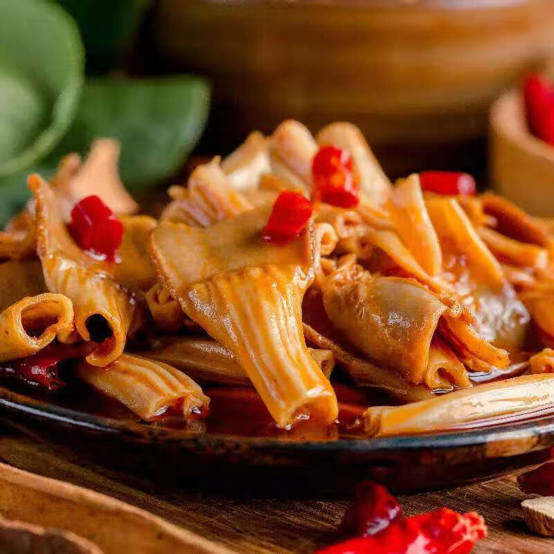 香辣鸡胗 麻辣鸭板肠鸭食带食管 卤味真空熟食下酒菜即食批发 麻辣鸭