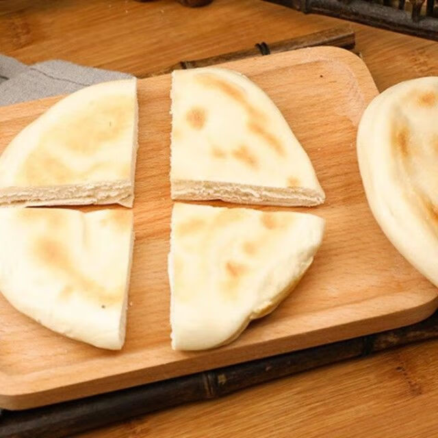 当天现做白吉馍肉夹馍用饼里脊肉烧饼大号白吉馍批发烧饼小饼 105g14