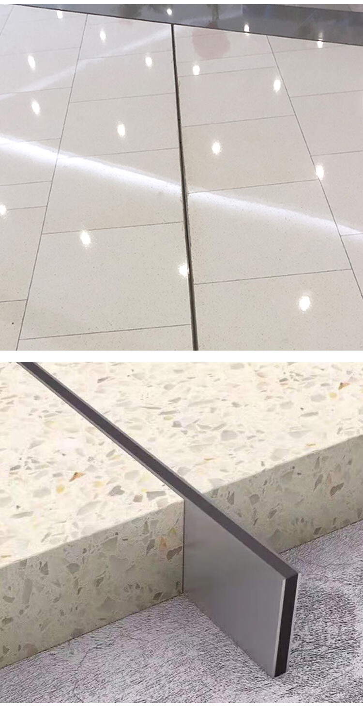 地面铝合金不锈钢石材分割缝分割条地砖变形缝伸缩缝沉降缝分隔缝