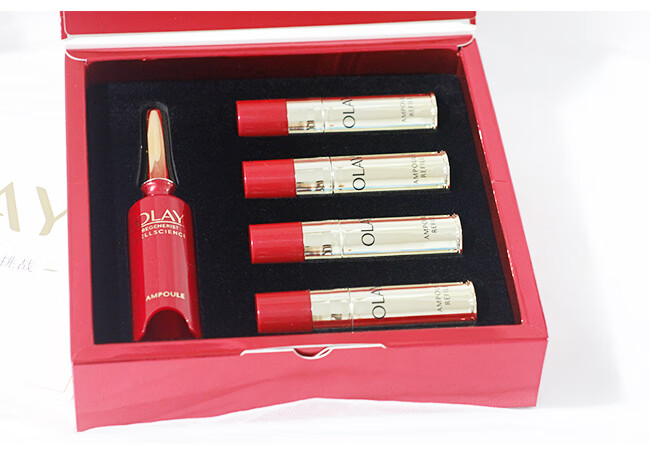 OLAY玉兰油新生塑颜臻粹安瓶精华露4ml*4 小红弹精华紧致