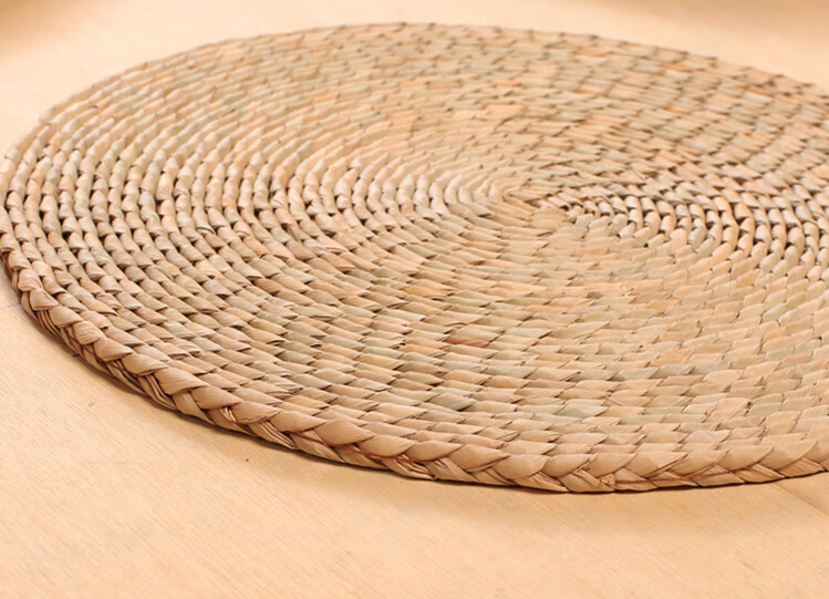 澳熙珞美玉米皮编织蒲团坐垫榻榻米垫子家用地上日式草编地板飘窗阳台