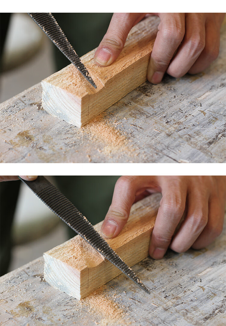 硬木锉刀 黒木粗齿锉刀 高效率 硬木效率锉 6寸黑