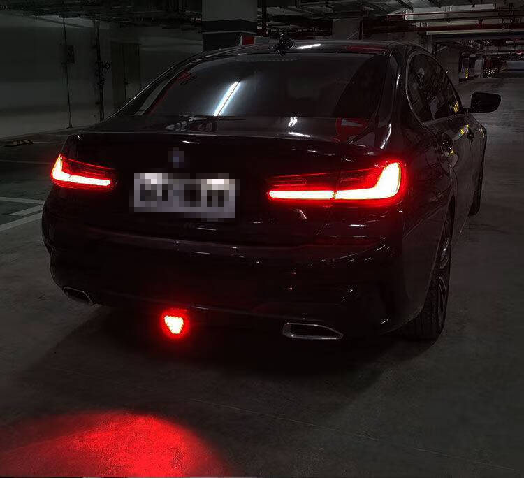 店长推荐带解码汽车改装通用高亮led领航灯f1刹车灯爆闪防追尾三角