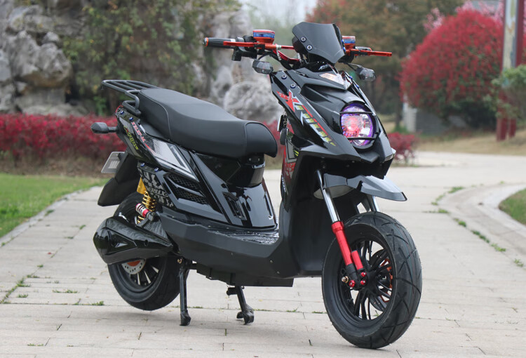 聚龙款电动车电瓶车巨龙电瓶车72v高速电摩成人男女踏板车电动摩托车