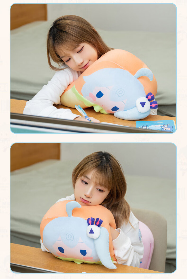 bilibili周边哔哩哔哩2233豆豆眼公式服午睡抱枕b站周边22款2233豆豆