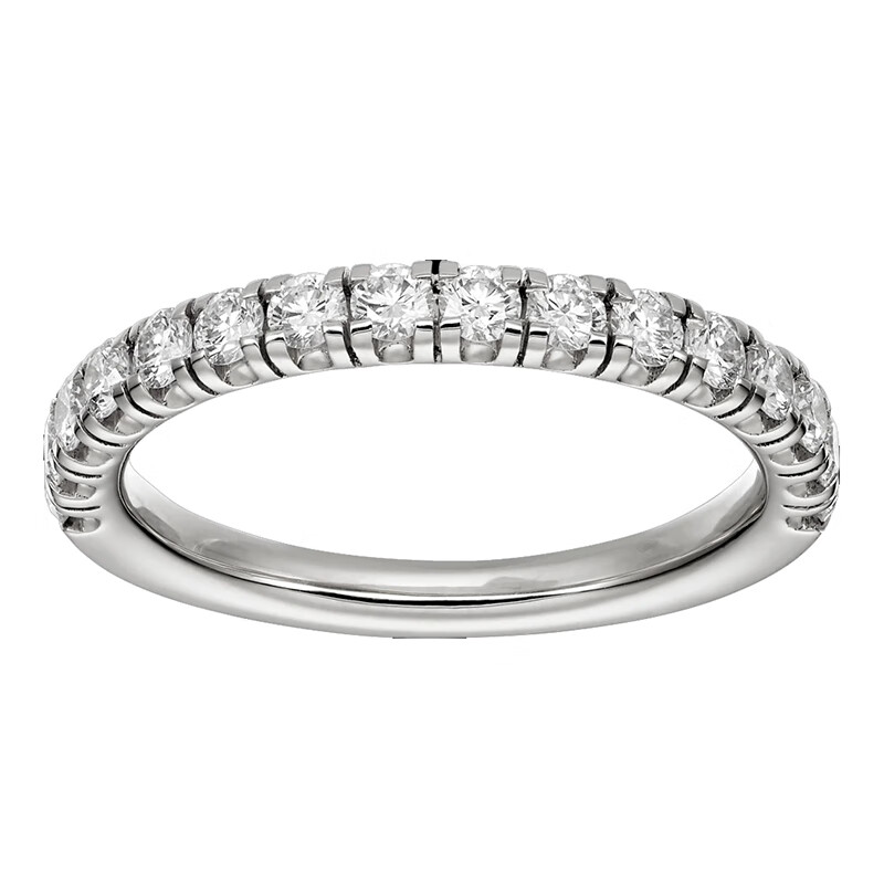 cartier卡地亚etincelle铂金950/1000镶嵌钻石戒指b4221900 银色 45号